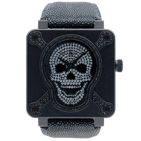 ベル＆ロス　BELL＆ROSS　BR01-92　AIRBONE　エアボーン　ライトダイヤモンド　46mm　チタン　世界99本限定　USED　中古