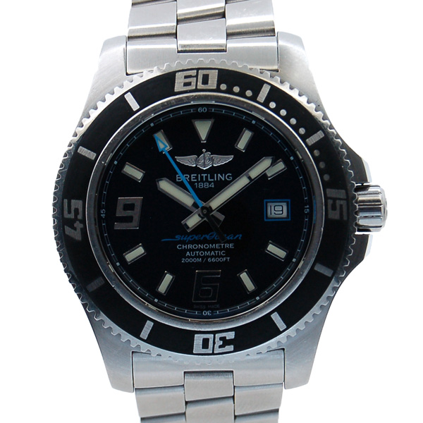 ブライトリング　BREITLING　スーパーオーシャン44　A188B79PRS　アビスブルー　44mm　SSブレス　USED　中古