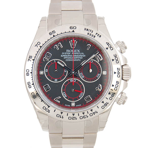 ロレックス　ROLEX　デイトナ　ホワイトゴールド　116509　ブラック　ランダム番　18KWG　未使用