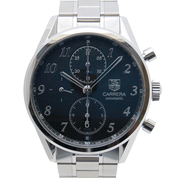 タグホイヤー　TAG HEUER　カレラ　ヘリテージ　キャリバー16　ブラック　CAS2110.BA0730　SS　USED　中古