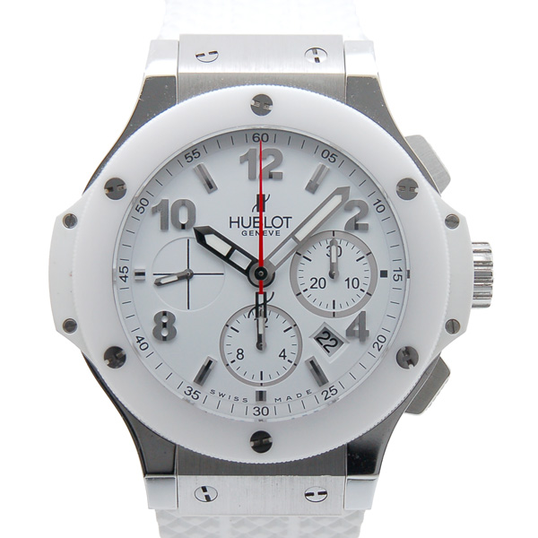 ウブロ　HUBLOT　ビッグバン　サンモリッツ　301.SE.230.RW　ホワイトセラミック　44mm　USED　中古