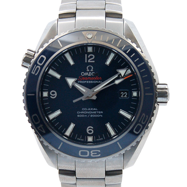 オメガ　OMEGA　プラネットオーシャン　リキッドメタル　232.90.46.21.03.001　45.5mm　チタン　ブルー　USED　中古