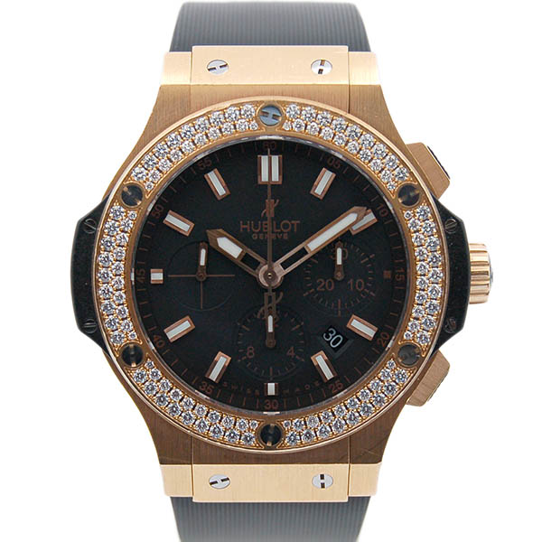ウブロ　HUBLOT　ビッグバンエボリューション　ベゼルダイヤ　セラミックゴールド　301.PX.1180.RX.1104　44mm　ピンクゴールド　USED　中古