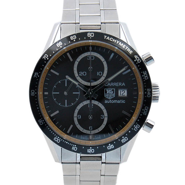 タグホイヤー　TAG HEUER　カレラ　クロノグラフ　リングマスター　ルイス・ハミルトン　CV201V.BA0794　USED　中古