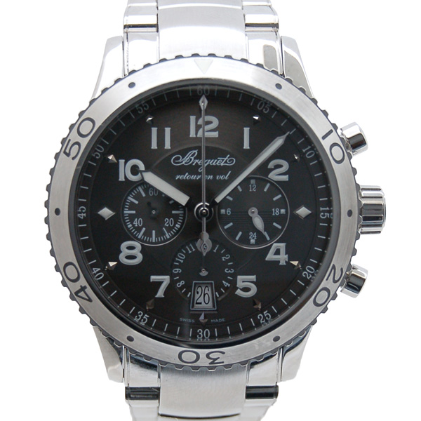 ブレゲ　BREGUET　トランスアトランティック　タイプ21　3810ST/92/SZ9　グレー　USED　中古