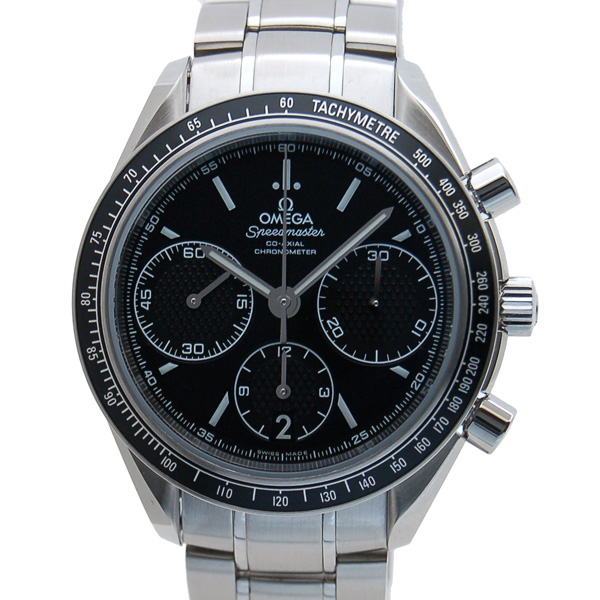 オメガ　OMEGA　スピードマスターレーシング　326.30.40.50.01.001　SS　ブラック　40mm　自動巻　未使用品