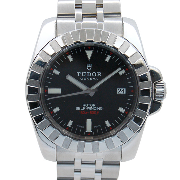 チューダー(チュードル)　TUDOR　スポーツコレクション　20010　自動巻　ブラック　USED　中古