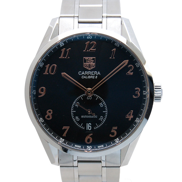 タグホイヤー　TAG HEUER　カレラ　ヘリテージ　キャリバー6　WAS2114.BA0732　SS　39mm　ブラック　自動巻　USED　中古