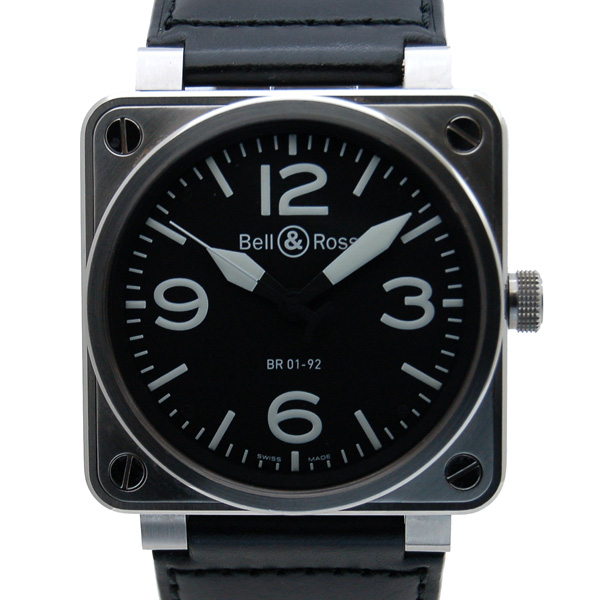 ベル＆ロス　BELL＆ROSS　BR01-92　SS　46mm　ブラック　自動巻　USED　中古