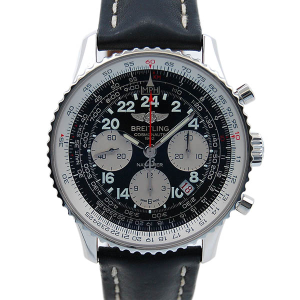 ブライトリング　BREITLING　ナビタイマーコスモノート　A020B59KBD　手巻き　ブラック　SS　革　43mm　世界限定1962本　USED  中古