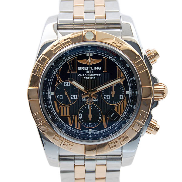 ブライトリング　BREITLING　クロノマット44　C011B57PAC　ブラックローマ　SS×RG　USED　中古