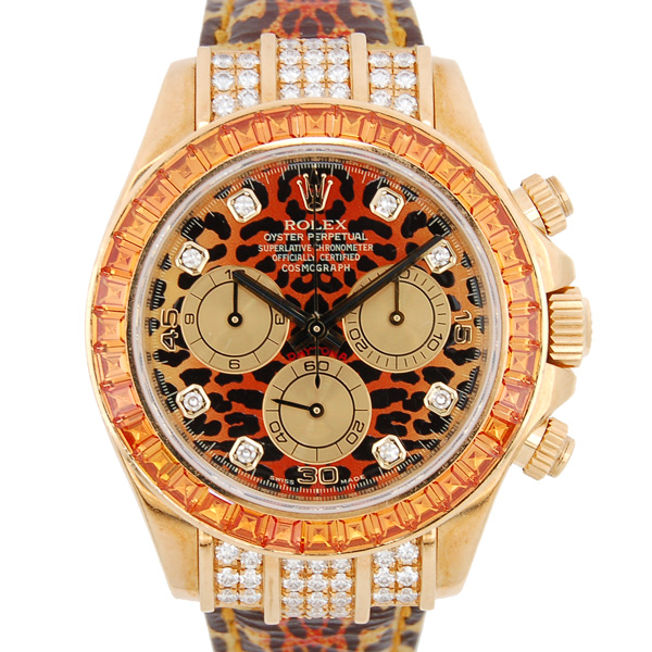 ロレックス　ROLEX　デイトナ　レパード　116598SACO　K18YG　D番　USED　中古