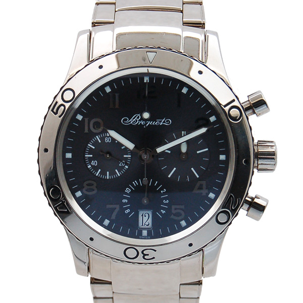 ブレゲ　BREGUET　トランスアトランティック　タイプ20　3820BB/L2/BW9　ホワイトゴールド　グレー　USED　中古