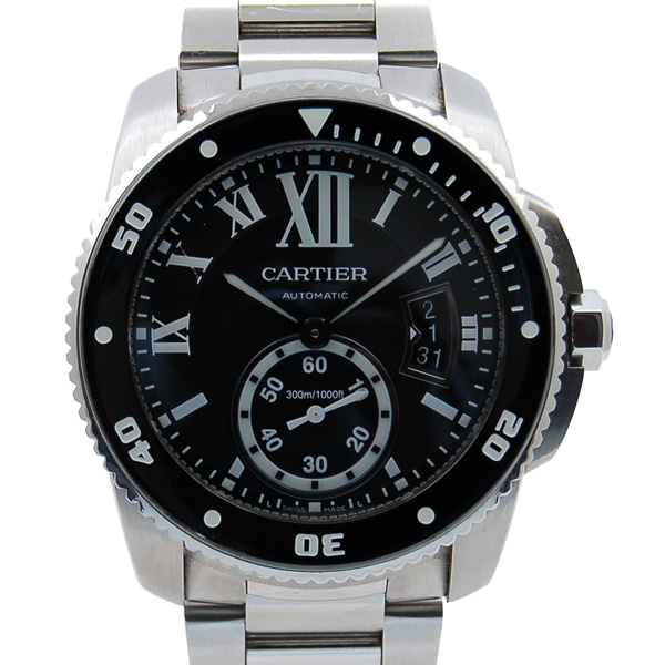 カルティエ　CARTIER　カリブル　ドゥ　カルティエ　ダイバー　W7100057　メンズ　USED　中古