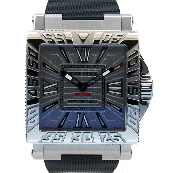 ロジェ・デュブイ　ROGER DUBUIS　アクアマーレ　GA41 14 9 3.53　888本限定　ラバー　USED　中古