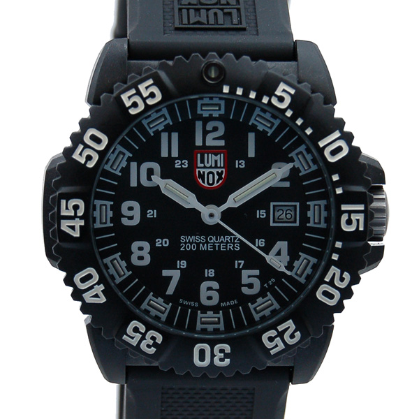 ルミノックス　LUMINOX　ネイビーシールズ　シリーズ3050/3950　ブラック　USED　中古