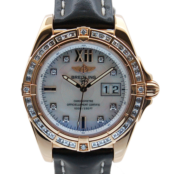 ブライトリング　BREITLING　ウィンドライダー　コックピット　H49350　バケットダイヤ　ビックデイト　500本限定　USED　中古