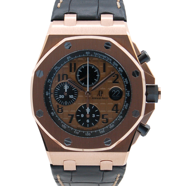 オーデマ・ピゲ　AUDEMARS PIGUET　ロイヤルオーク　オフショアクロノグラフ　26470OR.OO.A002CR.01　18KPG　革ベルト　未使用