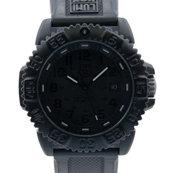 ルミノックス　LUMINOX　ネイビーシールズ　カラーマークシリーズ　ブラックアウト　3051　USED　中古