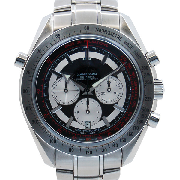 オメガ　OMEGA　スピードマスター　ブロードアロー　ラトラパンテ　コーアクシャル　3582.51　SS　44mm　ブラック　USED　中古