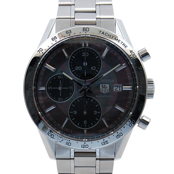 タグホイヤー　TAG HEUER　カレラタキメータークロノグラフ　CV201P.BA0794　世界3000本限定　41mm　ブラックシェル　USED　中古