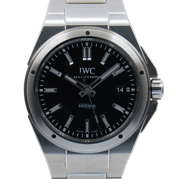 IWC　インジュニア　オートマティック　IW323902　40mm　SS　ブラック　SS　USED　中古