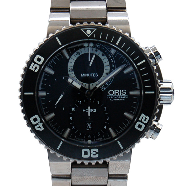 オリス　ORIS　カルロス・コステ　クロノグラフ　リミテッドエディション　674 7655 7184　USED　中古