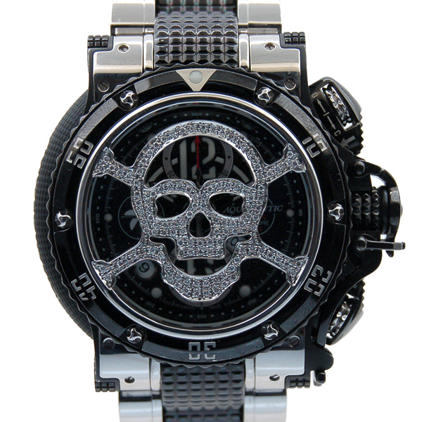アクアノウティック　AQUANAUTIC　キングサブクロノダイブ　KRP02V02NBSKLS03　47mm　スカルダイヤ　300m防水　USED　中古