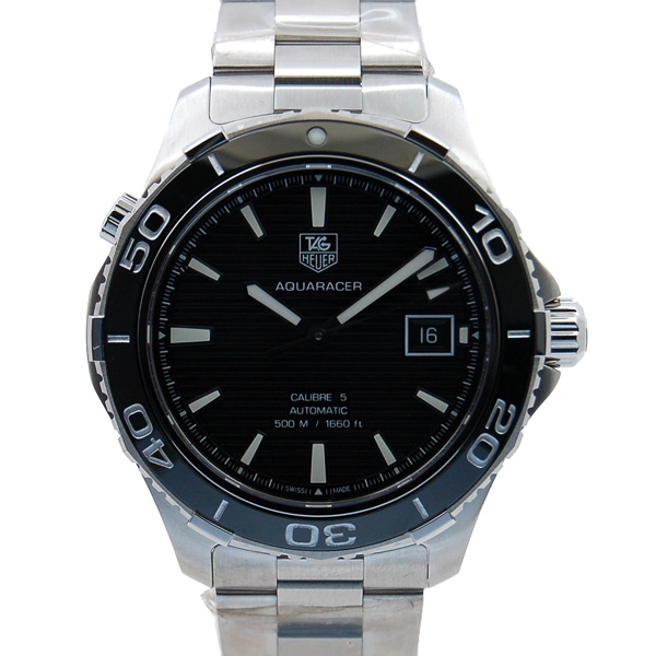 タグホイヤー　TAG HEUER　アクアレーサー　WAK2110.BA0830　41mm　ブラック　未使用