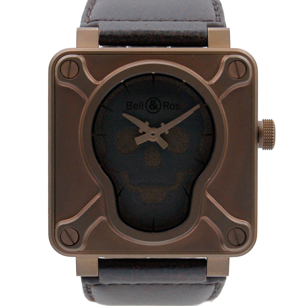 ベル＆ロス　BELL＆ROSS　BR01　スカルブロンズ　BR01-92-SKULL-BR　世界500本限定　USED　中古