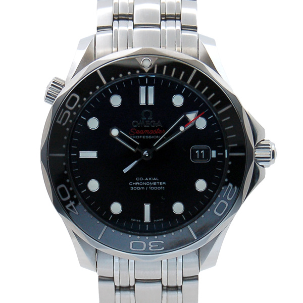 オメガ　OMEGA　シーマスター300　コーアクシャル　212.30.41.20.01.003　ブラック　41mm　USED　中古