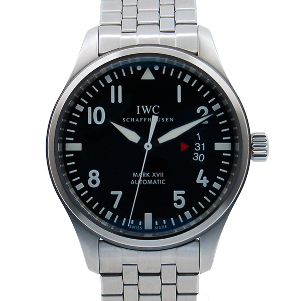 IWC　マーク17　IW326504　SS　ブラック　自動巻　41mm　中古　USED