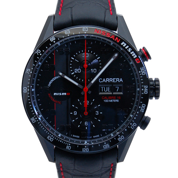タグホイヤー　TAG HEUER　カレラ　クロノグラフ　キャリバー16　日産ニスモエディション　CV2A82.FC6237　USED　中古