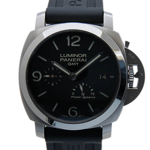 パネライ　PANERAI　ルミノール1950　3Days　GMTパワーリザーブ　PAM00321　SS　44mm　自動巻　USED　中古