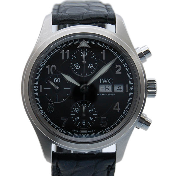 IWC　スピットファイア　クロノグラフ　IW370613　自動巻　SS　39mm　USED　中古