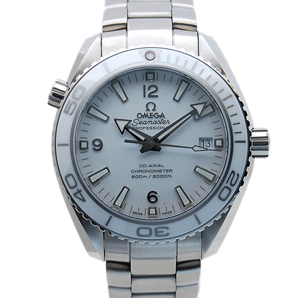 オメガ　OMEGA　プラネットオーシャン　232.30.42.21.04.001　ホワイト　SS　42mm　USED　中古