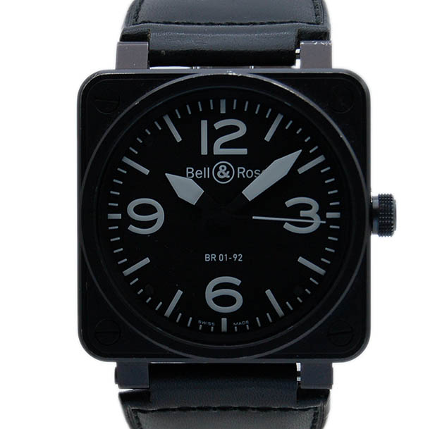 ベル＆ロス　BELL＆ROSS　BR01-92　ブラック　46mm　自動巻　PVD　USED　中古　