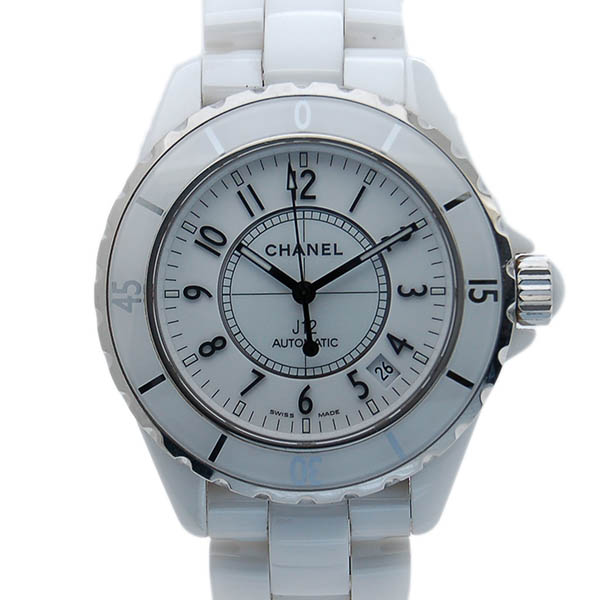 シャネル　CHANEL　J12　ホワイトセラミック　H0970　メンズ　自動巻　38mm　USED　中古