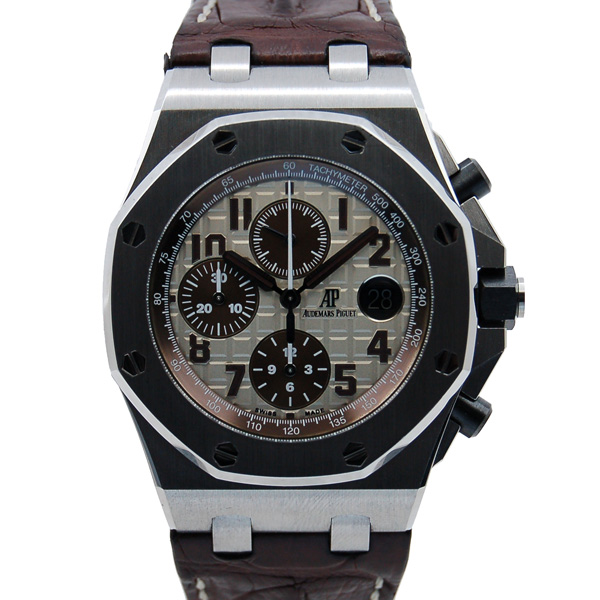 オーデマ・ピゲ　AUDEMARS PIGUET　ロイヤルオーク　オフショアクロノ　26470ST.OO.A801CR.01　革ベルト　USED　中古