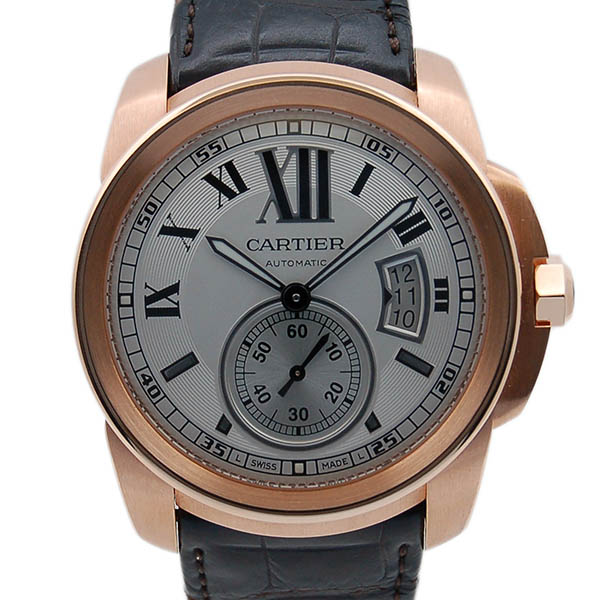 カルティエ　CARTIER　カリブル　ドゥ　カルティエ　W7100009　18Kピンクゴールド　メンズ　シルバー　USED　中古
