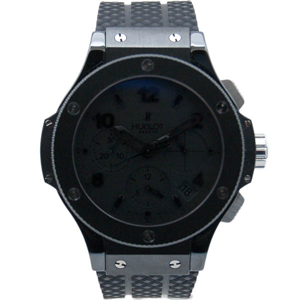 ウブロ　HUBLOT　ビッグバン　オールブラック　341.CX.134.RX　41mm　セラミック　ブラック　自動巻　USED　中古
