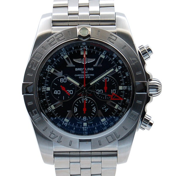 ブライトリング　BREITLING　クロノマットGMT　リミテッド　S041B48PS　ブラック　世界2000本限定　USED　中古