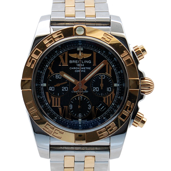 ブライトリング　BREITLING　クロノマット44　C011B57PAC　ブラックローマ　SS×RG　USED　中古