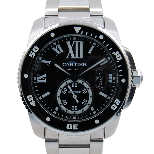 カルティエ　CARTIER　カリブル　ドゥ　カルティエ　ダイバー　W7100057　メンズ　USED　中古