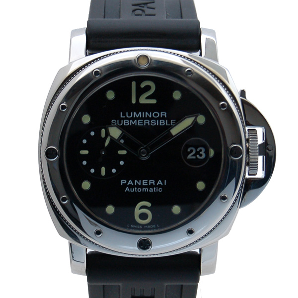 パネライ　PANERAI　サブマーシブル　PAM00024  ピカサブ　SS　ブラック　44mm　C番　USED　中古