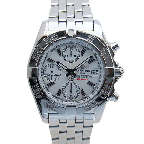 ブライトリング　BREITLING　クロノギャラクティック　A13358　ホワイト　39mm　USED　中古