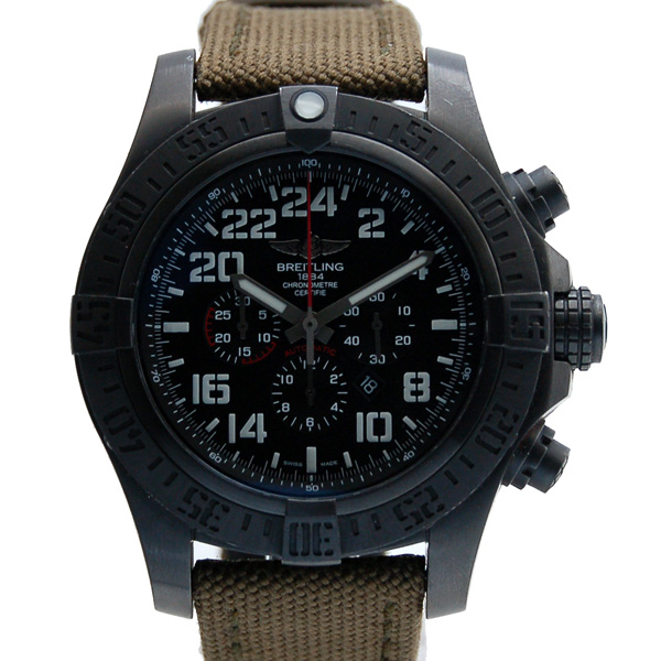 ブライトリング　BREITLING　スーパーアベンジャー　ミリタリー　M22330　世界500本限定　48mm　自動巻　USED　中古