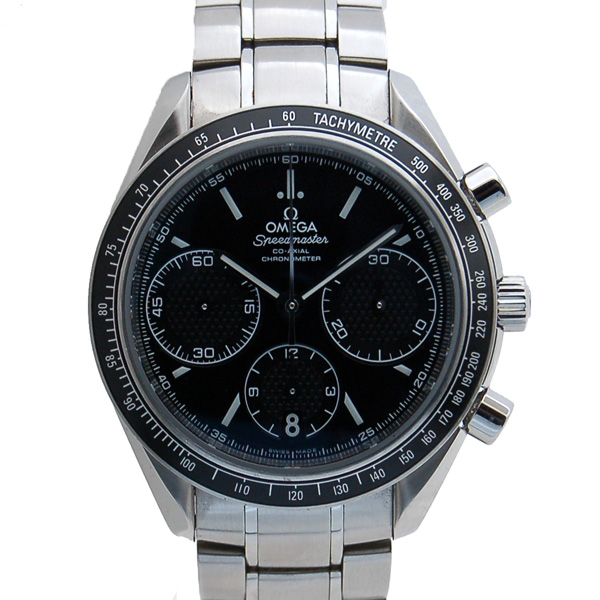 オメガ　OMEGA　スピードマスターレーシング　326.30.40.50.01.001　SS　ブラック　40mm　自動巻　USED　中古