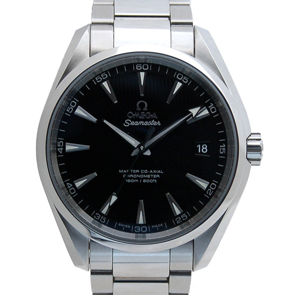 オメガ　OMEGA　シーマスター　アクアテラ　マスターコーアクシャル　231.10.42.21.01.003　SS　ブラック　USED　中古