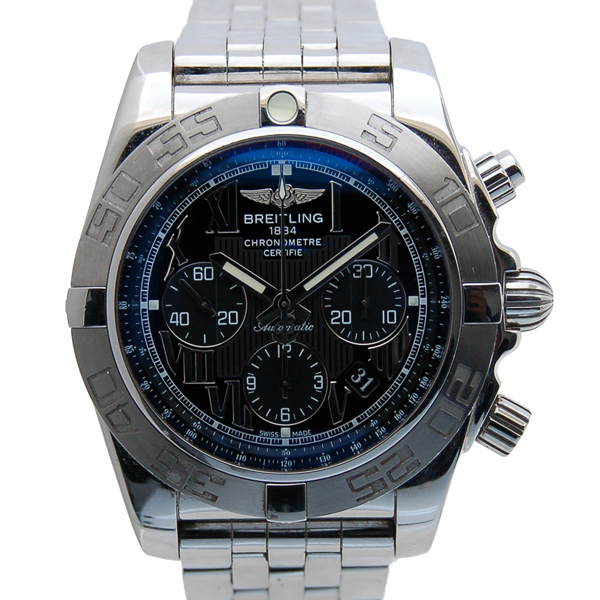 ブライトリング　BREITLING　クロノマット44　A011B56PA　ブラックローマ　SS　43,5mm　中古　USED